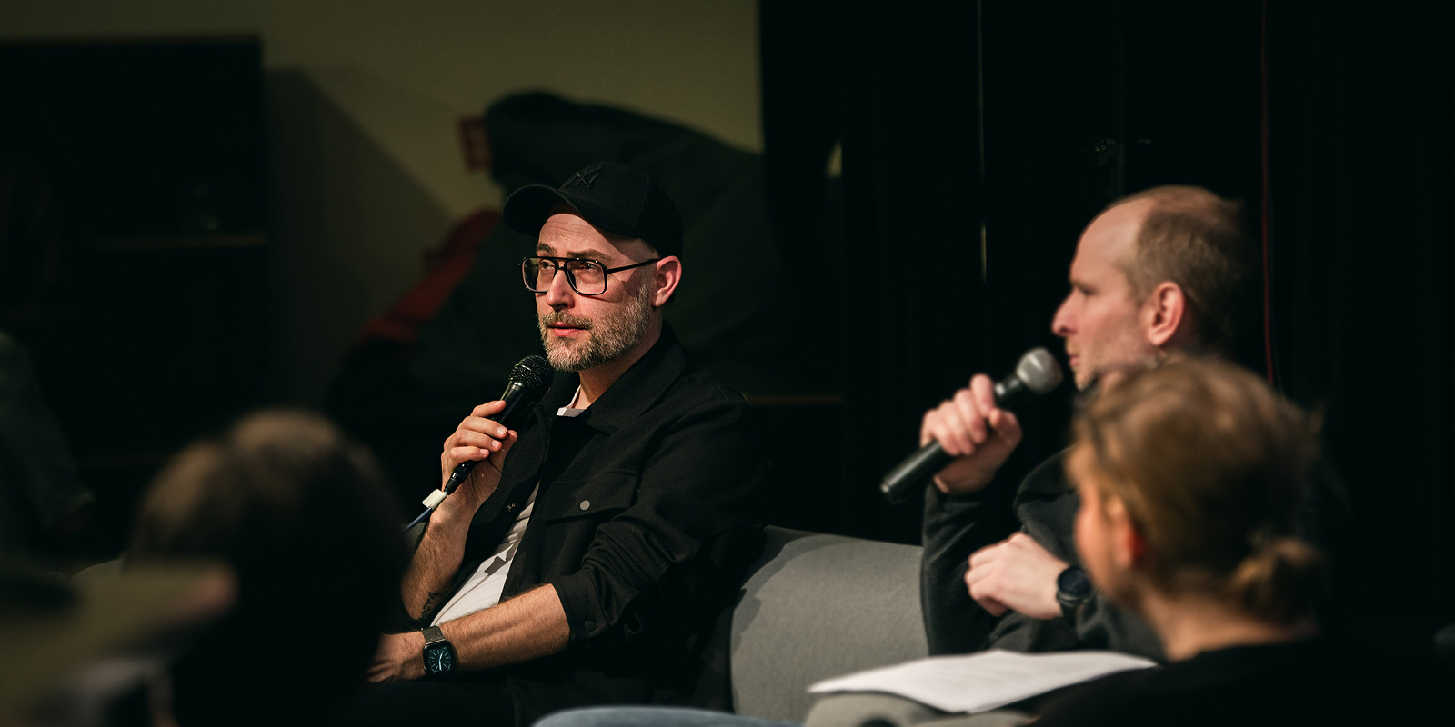 Luděk Černocký speaking at a design conference